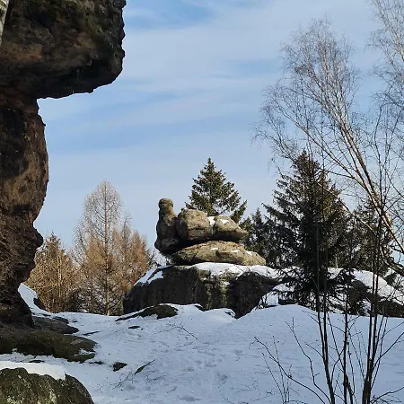 Urlaubsdomizil Am Toepfer - Ferienwohnungen In Olbersdorf Buitenkant foto